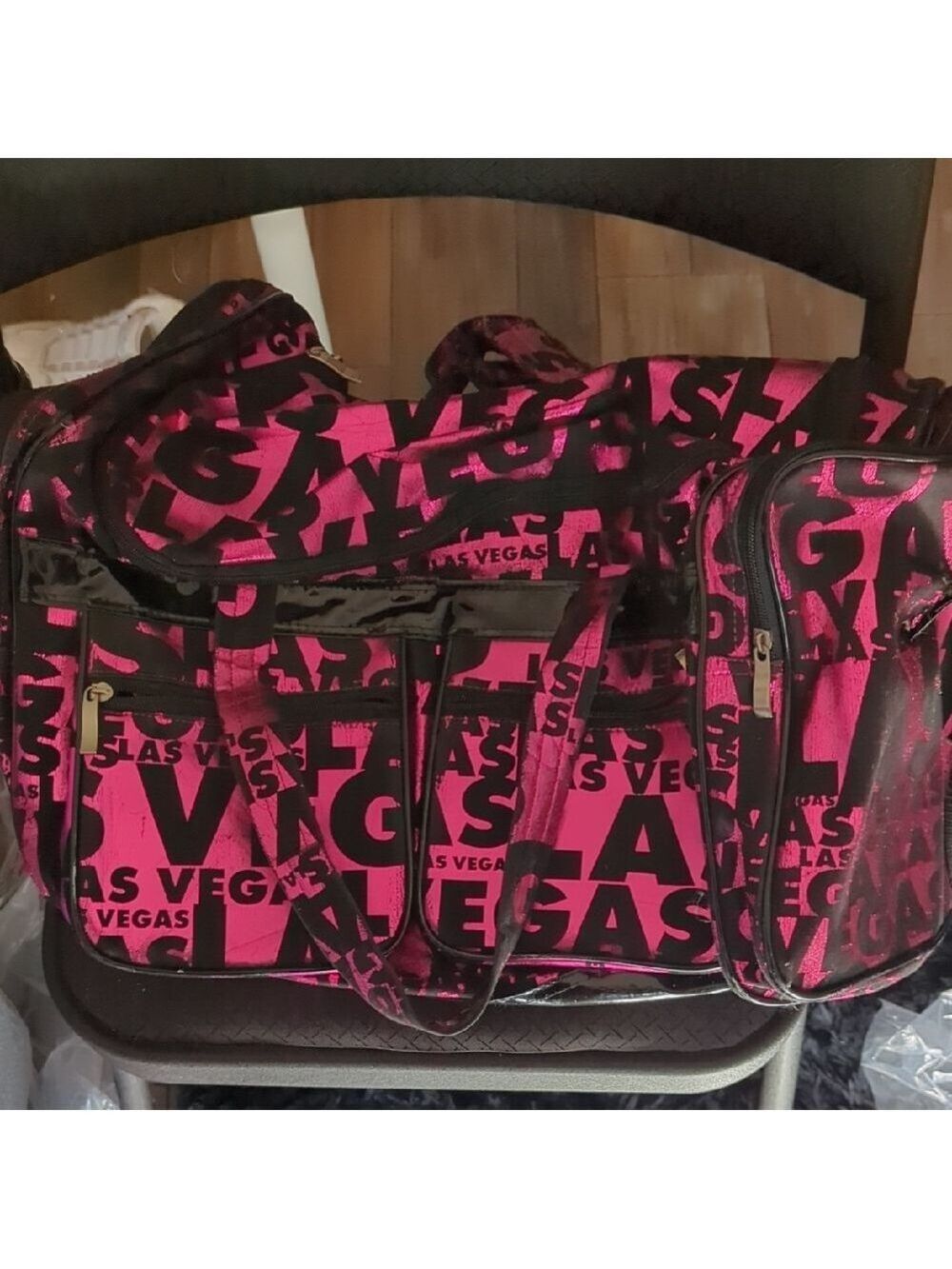 Las Vegas Pink and Black Women's Bag